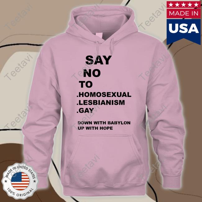https://licatee.com/product/daily-loud-say-no-to-homo-sexual-lesbianism-gay-tshirt/